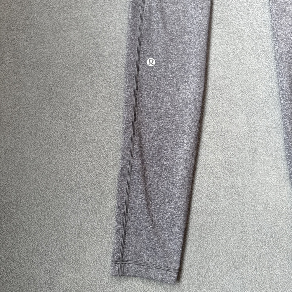 Lululemon In Movement Tight Everlux Tall 4 Gray Full Length Side Pockets - Picture 4 of 12